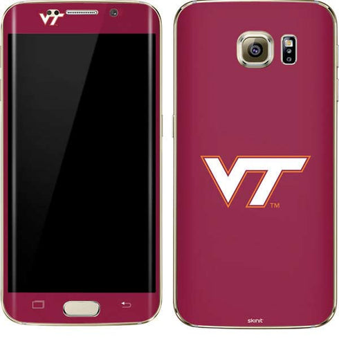 Virginia Tech Maroon Galaxy S7 Edge Skin