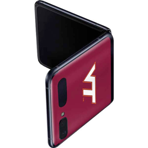 Virginia Tech Maroon Galaxy Z Flip Skin