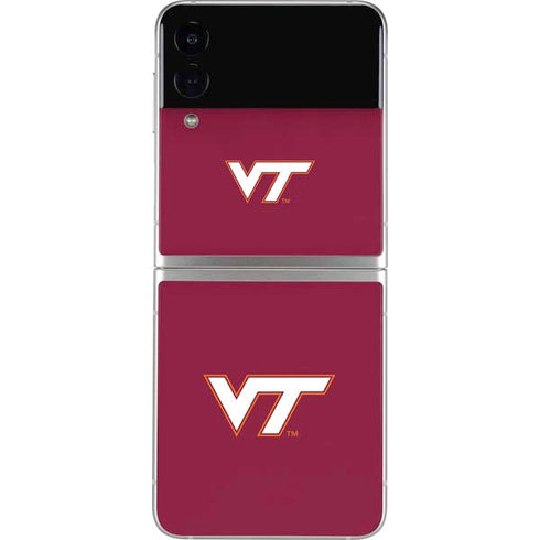 Virginia Tech Maroon Galaxy Z Flip3 5G Skin