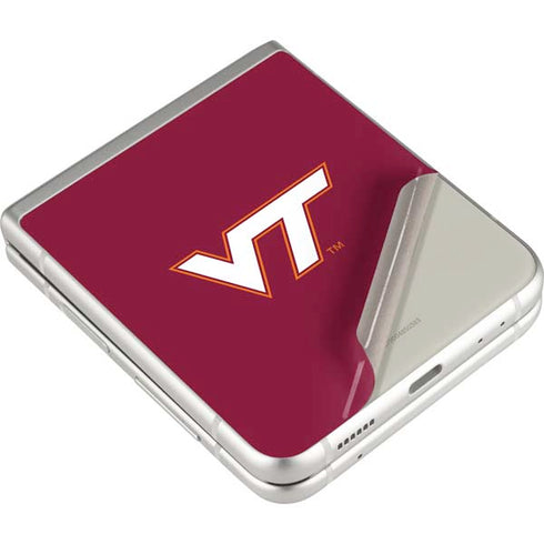 Virginia Tech Maroon Galaxy Z Flip4 5G Skin