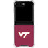 Virginia Tech Maroon Galaxy Z Flip5 5G Clear Case