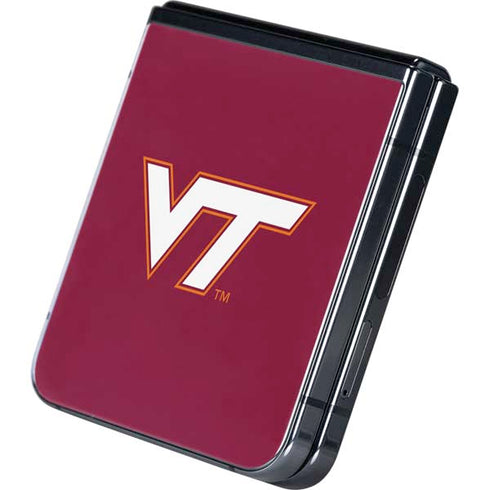 Virginia Tech Maroon Galaxy Z Flip5 5G Skin