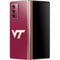 Virginia Tech Maroon Galaxy Z Fold2 5G Skin