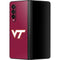 Virginia Tech Maroon Galaxy Z Fold3 5G Skin