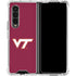 Virginia Tech Maroon Galaxy Z Fold4 5G Clear Case