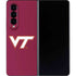 Virginia Tech Maroon Galaxy Z Fold4 5G Skin