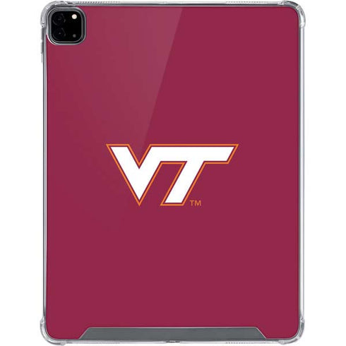 Virginia Tech Maroon iPad Pro 12.9in (2020) Clear Case