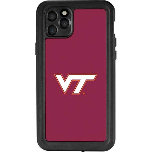 Virginia Tech Maroon iPhone 11 Pro Max Waterproof Case