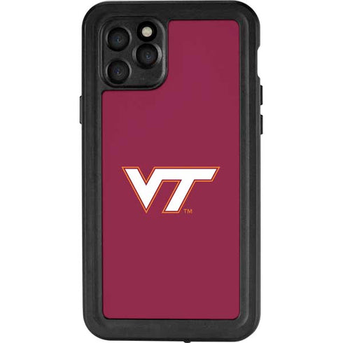 Virginia Tech Maroon iPhone 11 Pro Waterproof Case