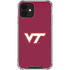 Virginia Tech Maroon iPhone 12 Mini Clear Case