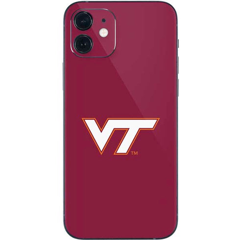 Virginia Tech Maroon iPhone 12 Mini Skin