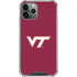 Virginia Tech Maroon iPhone 12 Pro Clear Case