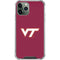 Virginia Tech Maroon iPhone 12 Pro Max Clear Case