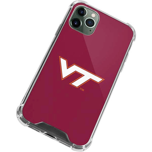 Virginia Tech Maroon iPhone 12 Pro Max Clear Case