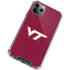 Virginia Tech Maroon iPhone 12 Pro Max Clear Case