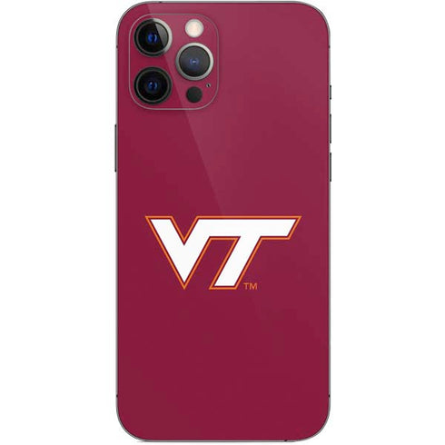 Virginia Tech Maroon iPhone 12 Pro Max Skin
