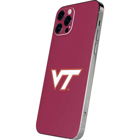 Virginia Tech Maroon iPhone 12 Pro Max Skin