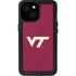 Virginia Tech Maroon iPhone 13 Mini Waterproof Case