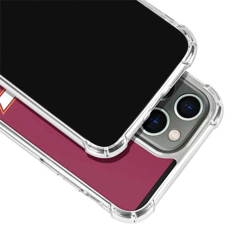 Virginia Tech Maroon iPhone 13 Pro Max Clear Case