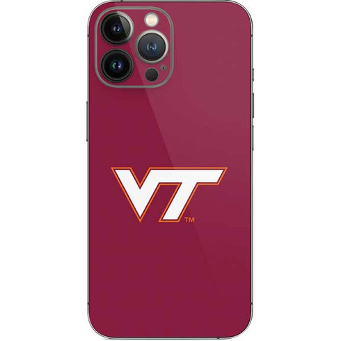 Virginia Tech Maroon iPhone 13 Pro Max Skin