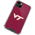 Virginia Tech Maroon iPhone 14 Clear Case