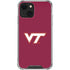 Virginia Tech Maroon iPhone 14 Plus Clear Case