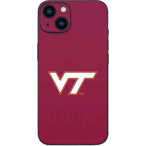 Virginia Tech Maroon iPhone 15 Plus Skin