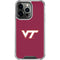 Virginia Tech Maroon iPhone 14 Pro Clear Case