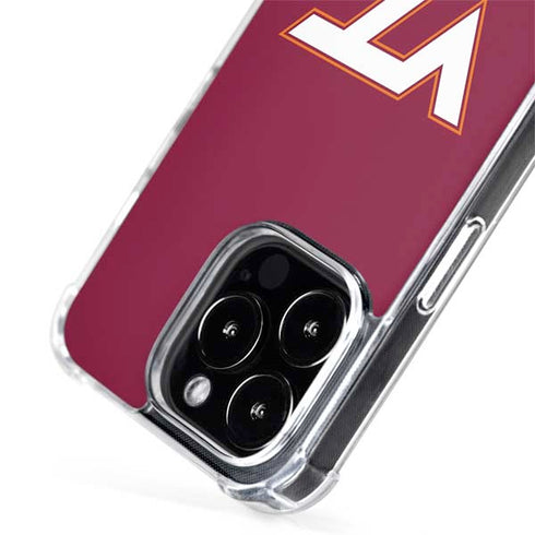 Virginia Tech Maroon iPhone 15 Pro MagSafe Case