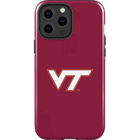 Virginia Tech Maroon iPhone 15 Pro Max Impact Case