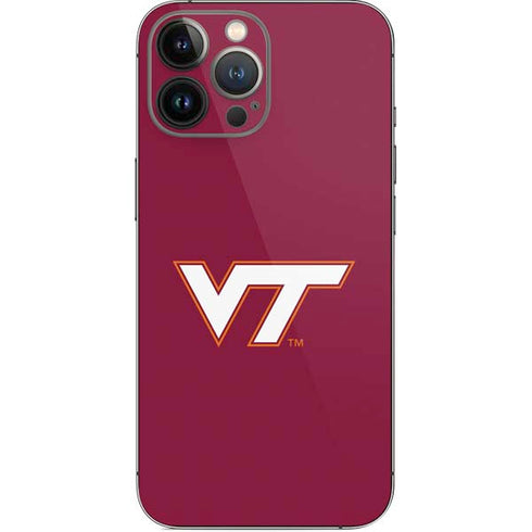Virginia Tech Maroon iPhone 14 Pro Max Skin