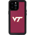 Virginia Tech Maroon iPhone 14 Pro Max Waterproof Case