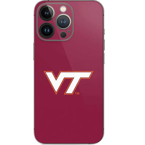 Virginia Tech Maroon iPhone 14 Pro Skin
