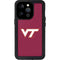 Virginia Tech Maroon iPhone 14 Pro Waterproof Case
