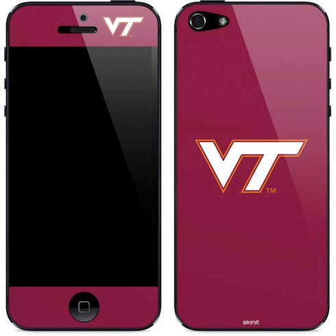Virginia Tech Maroon iPhone 5/5s/5SE Skin