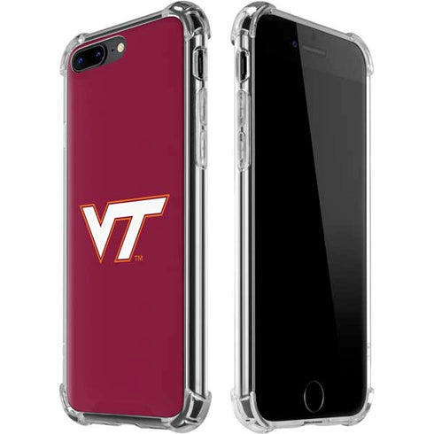Virginia Tech Maroon iPhone 7/8 Plus Clear Case