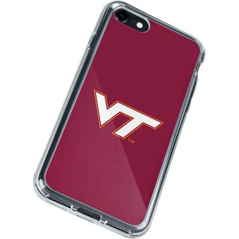 Virginia Tech Maroon iPhone SE (2nd & 3rd Gen) Clear Case