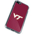 Virginia Tech Maroon iPhone SE (2nd & 3rd Gen) Clear Case
