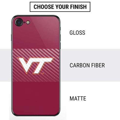Virginia Tech Maroon iPhone SE (2nd & 3rd Gen) Skin