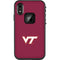 Virginia Tech Maroon LifeProof Fre iPhone XR Skin