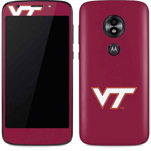 Virginia Tech Maroon Moto E5 Play Skin