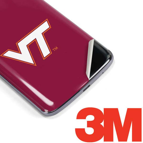 Virginia Tech Maroon Moto E5 Plus Skin