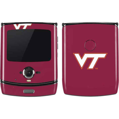 Virginia Tech Maroon Motorola RAZR Skin