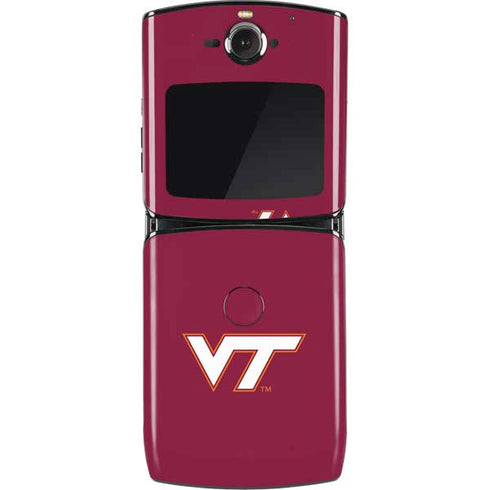 Virginia Tech Maroon Motorola RAZR Skin