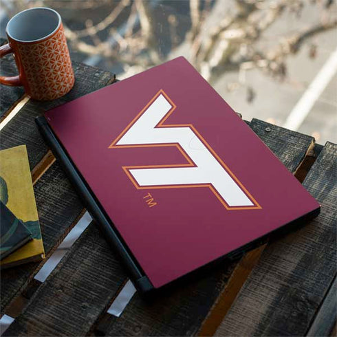 Virginia Tech Maroon MSI GS65 Stealth Laptop Skin