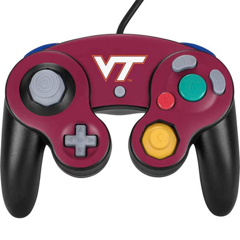 Virginia Tech Maroon Nintendo GameCube Controller Skin