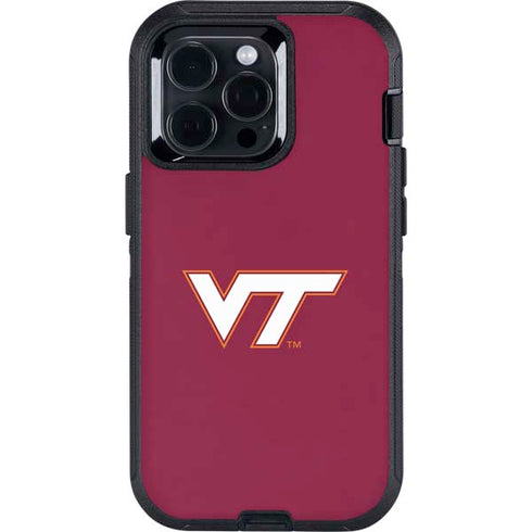 Virginia Tech Maroon Otterbox Defender iPhone Skin