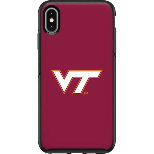 Virginia Tech Maroon OtterBox Symmetry iPhone XS Max Skin