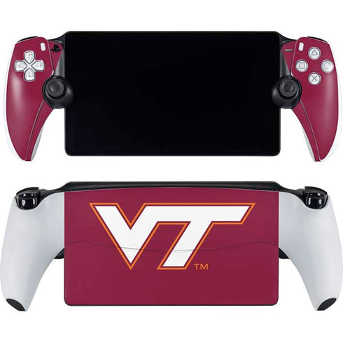 Virginia Tech Maroon PlayStation Portal Remote Player Skin