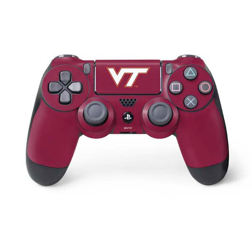 Virginia Tech Maroon PS4 Controller Skin
